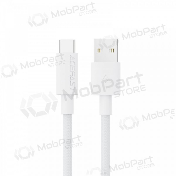 USB cable Acefast C18-04 USB-A to USB-C 1.2m blanco