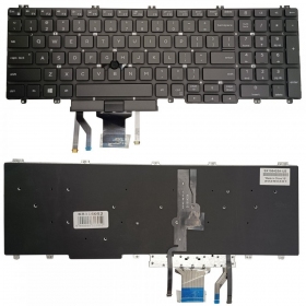 Teclado DELL Latitude 5500, su pašvietimu y „trackpoint“