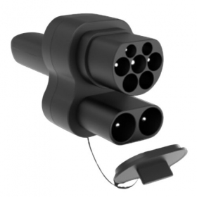 Elektromobilio adaptador CCS2 - NACS (Tesla DC/AC)