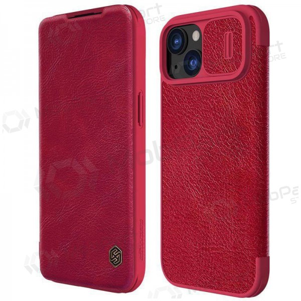 Apple iPhone 14 Plus funda „Nillkin Leather“ (rojo)
