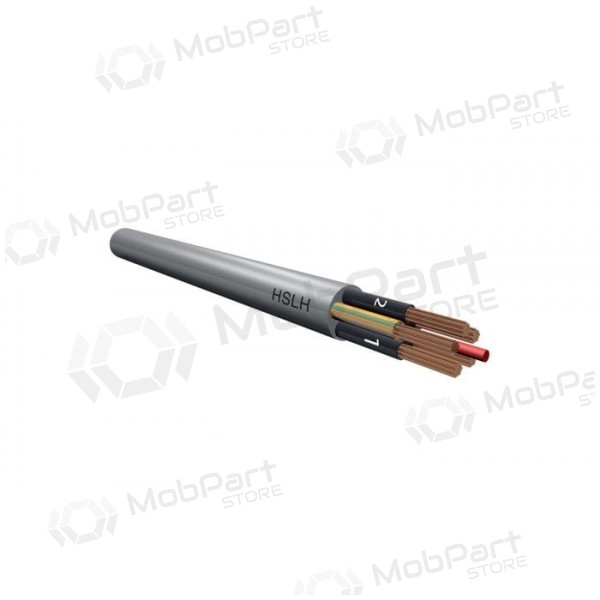 Cable flexible Elmat HSLH-JZ 3x2.5 mm² de cobre LSZH CPR Cca 300/500V