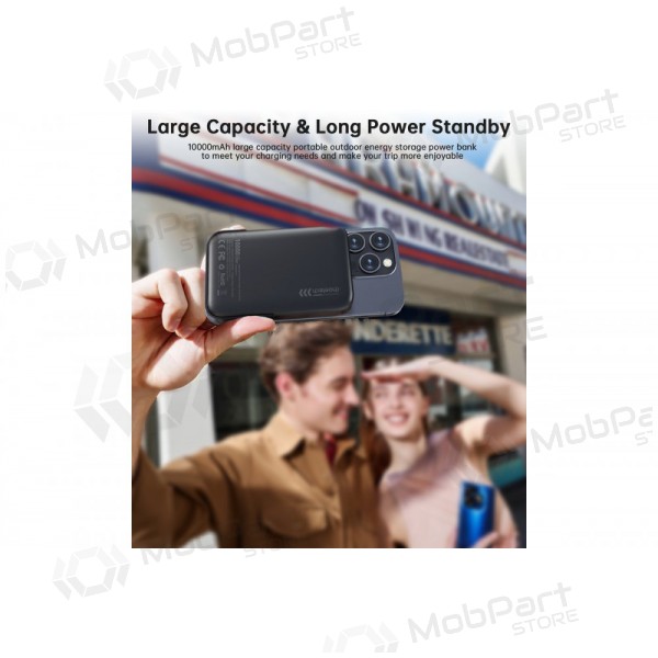 Batería externa Power Bank Choetech B743 15W Magsafe 10000mAh negro