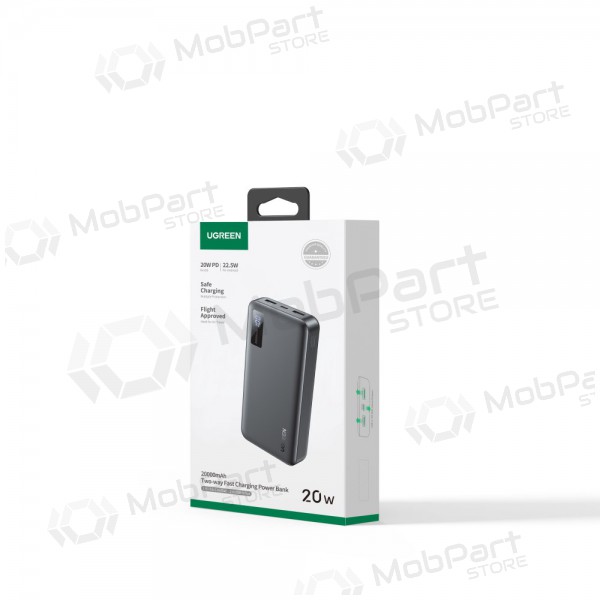 Batería externa Power Bank Ugreen PB313 20W 20000mAh (25683) negro