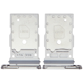 Samsung Galaxy S25, S25+ Dual Titular de la tarjeta SIM (plata) (original)