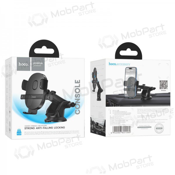 Soporte para teléfono de coche Hoco H19 negro