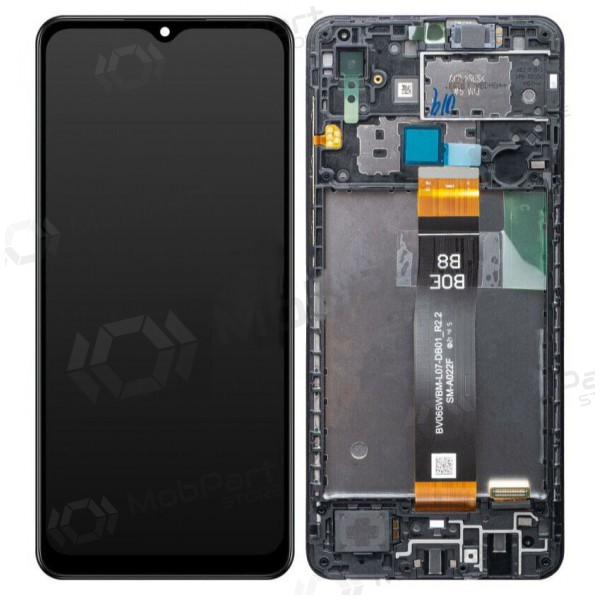 Samsung Galaxy A02 pantalla (negro) (con un marco) (original) Samsung Galaxy A02 pantalla (negro) (con un marco) (original)