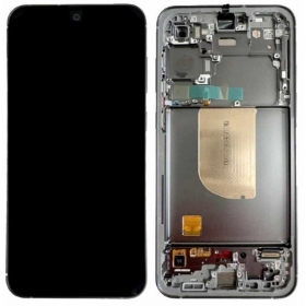 Samsung Galaxy S23 FE pantalla (grafitas) (con un marco) (refurbished)