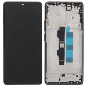 Xiaomi Redmi Note 13 Pro 4G, Poco M6 Pro 4G pantalla (negro) (con un marco) (OLED)