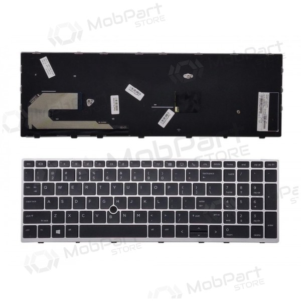 HP Elitebook 850 G5, 755 G5, ZBook 15u G5 teclado (con iluminación) HP Elitebook 850 G5, 755 G5, ZBook 15u G5 teclado (con iluminación)
