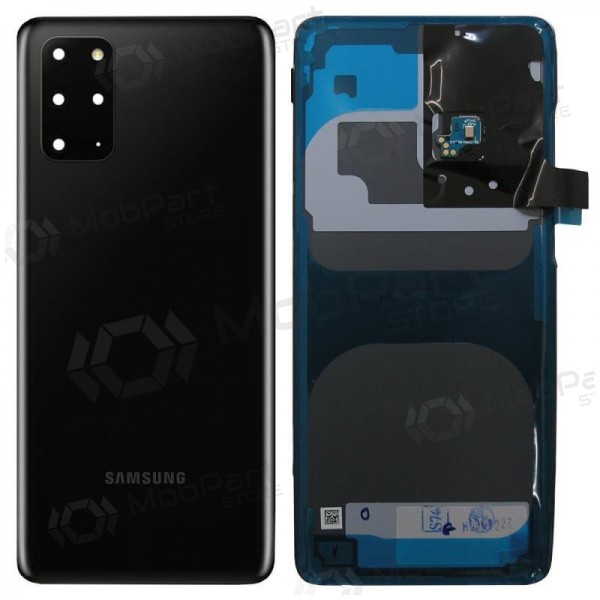 Samsung G985 / G986 Galaxy S20 Plus tapa trasera de la batería negro (Cosmic Black) (service pack) (original)