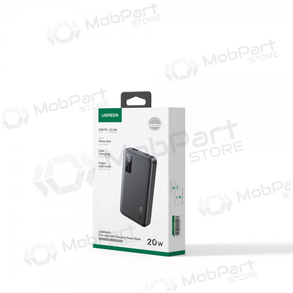 Batería externa Power Bank Ugreen PB311 20W 10000mAh (25742) negro