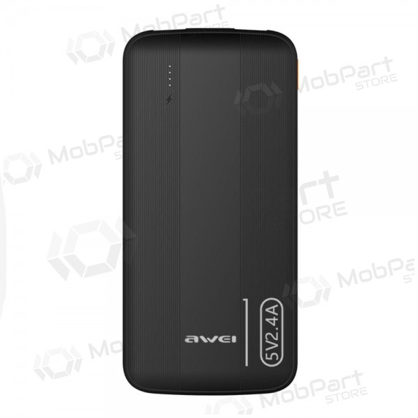 Batería externa Power Bank Awei P20K 5V/2.4A 10000mAh negro