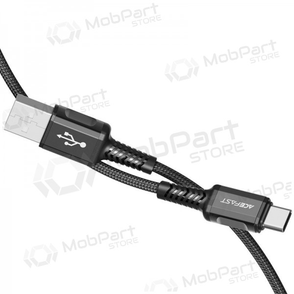 USB cable Acefast C1-04 USB-A to USB-C 1.2m negro