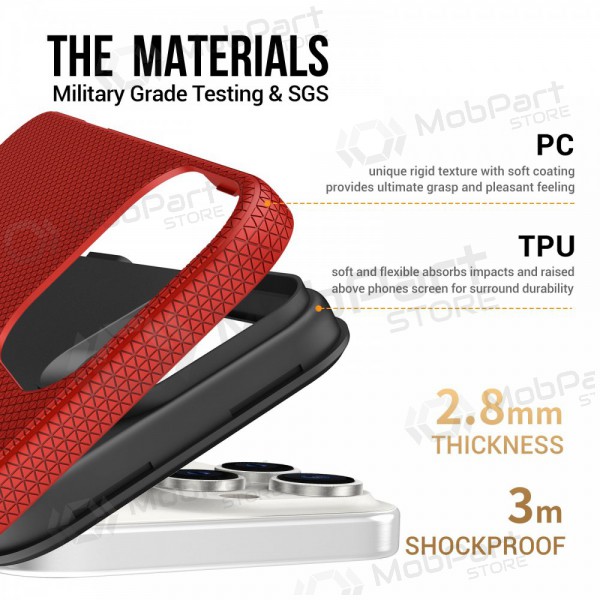 Apple iPhone 13 Pro funda „Perfectionists“ (rojo)