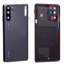 Huawei P30 Pro tapa trasera de la batería (negro) (usada grade C, original)