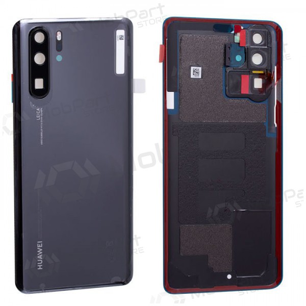 Huawei P30 Pro tapa trasera de la batería (negro) (usada grade C, original)