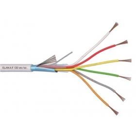ELAN cable de protección trenzado, apantallado 6x0.22