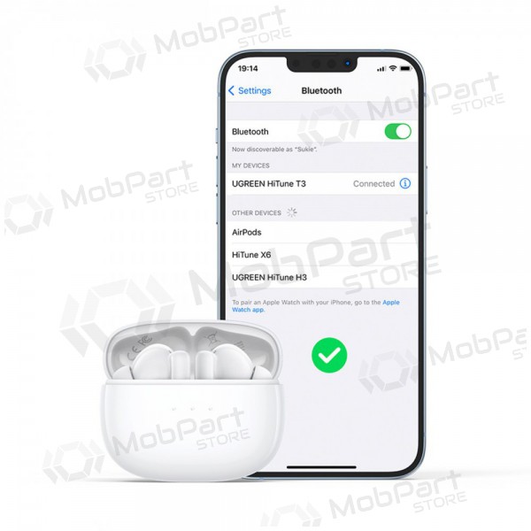 Inalámbricas ausinės Ugreen WS106 HiTune T3 Active Noise-Cancelling Earbuds