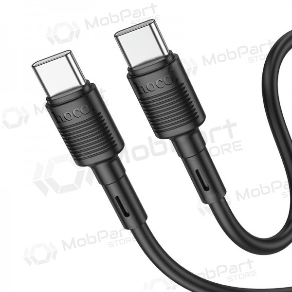 USB cable Hoco X83 60W Type-C to Type-C 1.0m negro