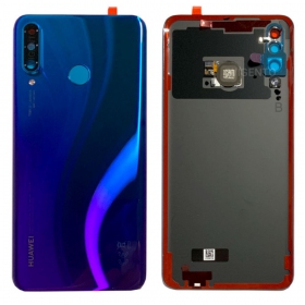 Huawei P30 Lite / P30 Lite New Edition 2020 48MP tapa trasera de la batería (Peacock Blue) (usada grade B, original)