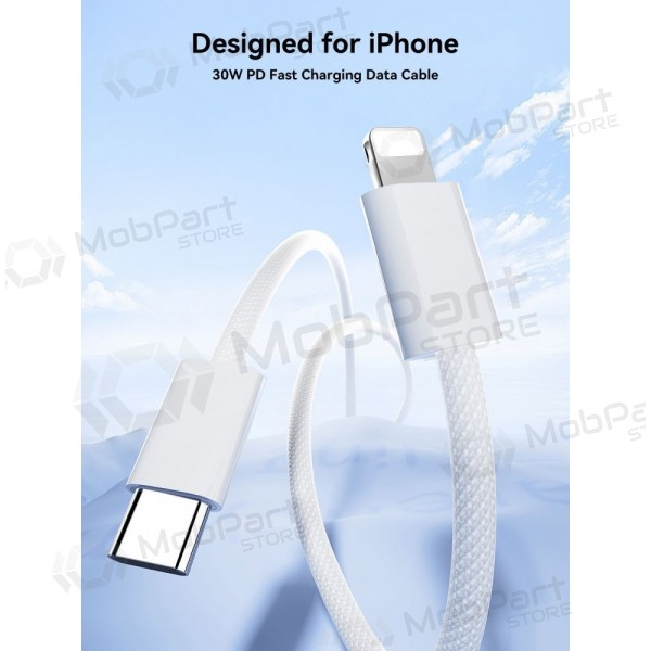 USB cable Joyroom S-A45 USB-C to Lightning 30W 1.2m blanco