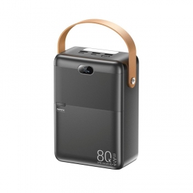 Batería externa Power Bank Remax RPP-118 22.5W 80000mAh negro