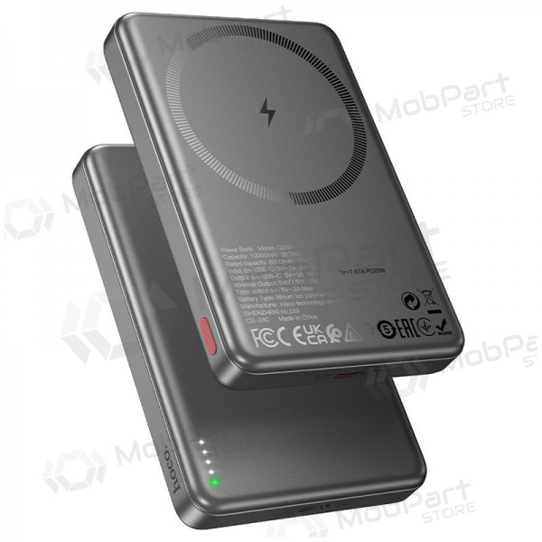 Batería externa Power Bank Hoco Q26A PD20W Magnetic 10000mAh negro