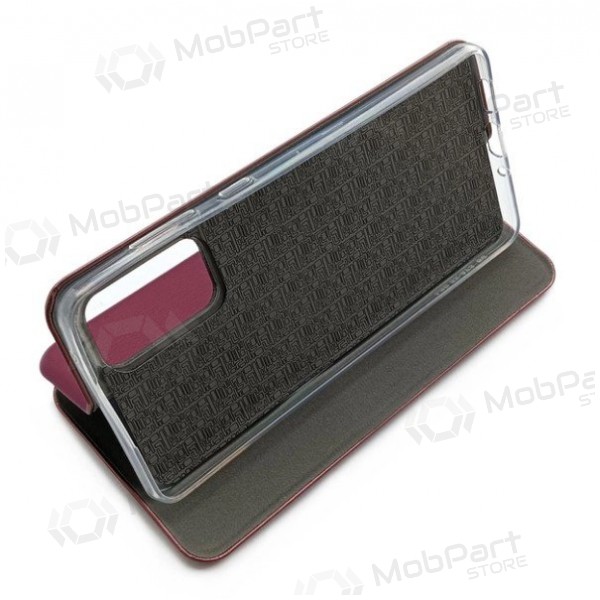 Samsung Galaxy A37 funda tipo libro - Book Elegance (burdeos)