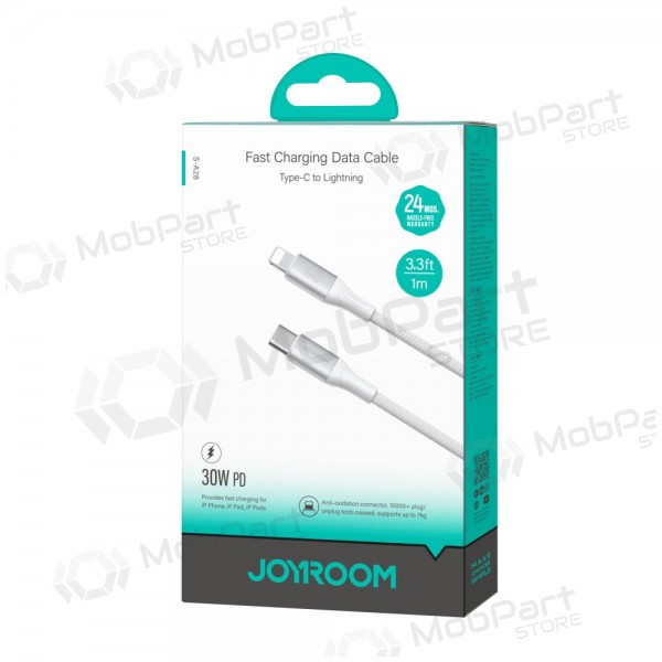 USB cable Joyroom S-A28 USB-C to Lightning 30W 1.0m blanco