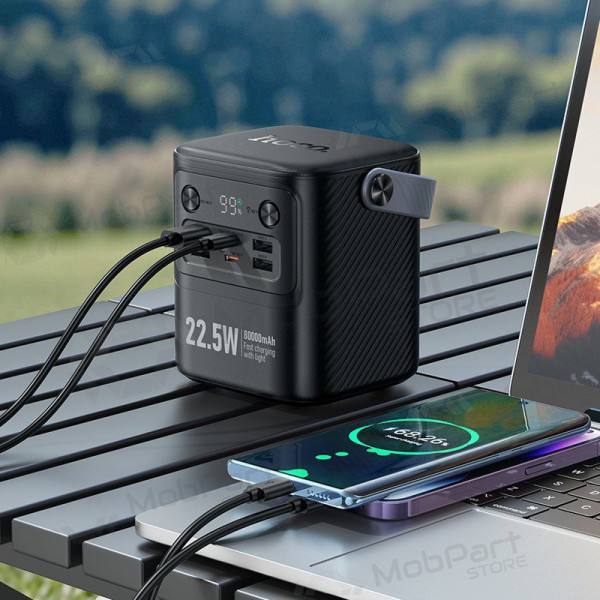 Batería externa Power Bank Hoco J152 22.5W+PD20W 80000mAh negro