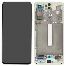 Samsung Galaxy S21 FE 5G pantalla (alyvinis) (con un marco) (original)