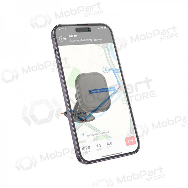 Soporte para teléfono de coche Hoco H30 mounted on the dashboard, magnetic