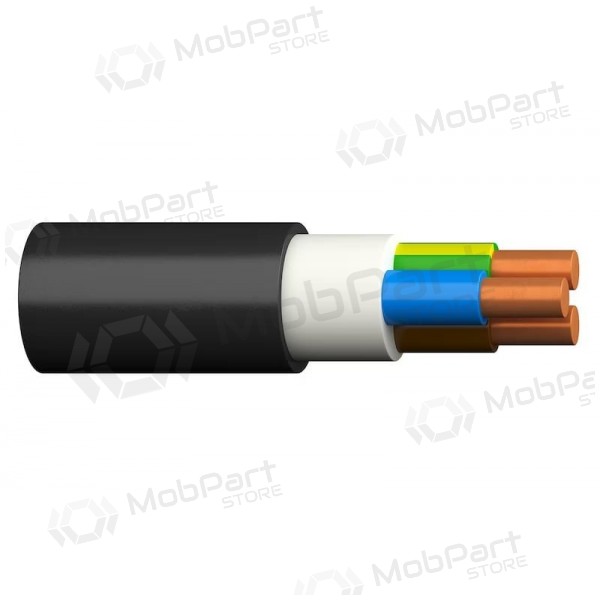 Cable de energía Prysmian Group xpk-hf c pro 5x2.5 mm² de cobre xlpe CPR cca 1 kv monolítico