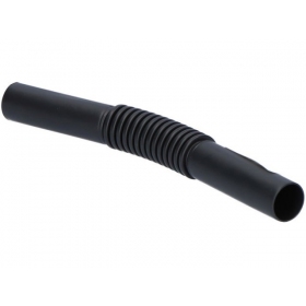 Vamzdelio U-25mm lanksti conector, negro (150)