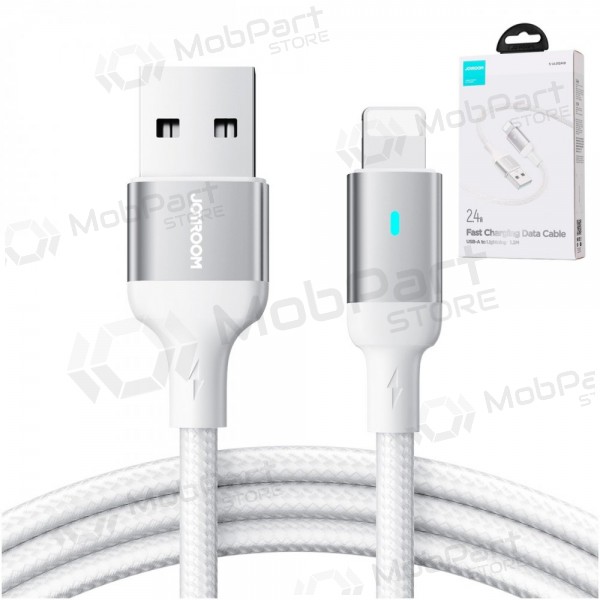 USB cable Joyroom S-UL012A10 USB to Lightning 2.4A 1.2m blanco