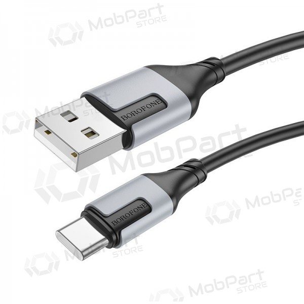 USB cable Borofone BX101 USB-A to USB-C 1.0m negro