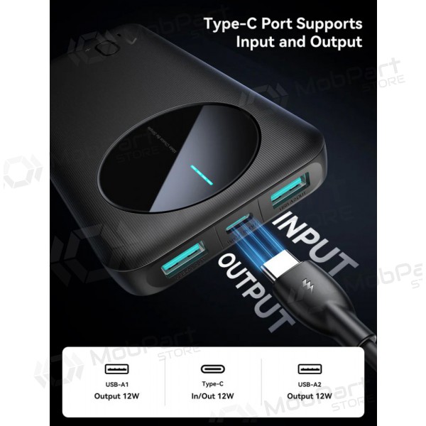 Batería externa Power Bank Joyroom JR-PBF12 10000mAh negro