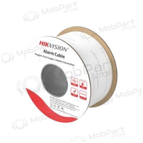 Cable protector Hikvision 4x0.22 de cobre (apantallado, LSZH, Eca, rollo de 100m)