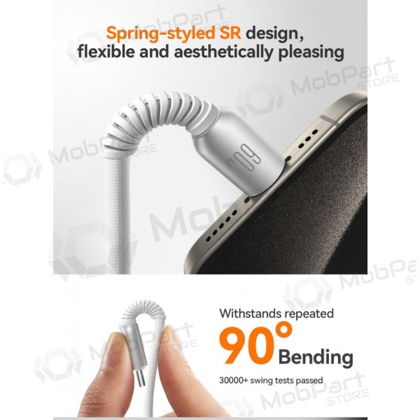 USB cable Joyroom S-A51 USB-C to USB-C 60W 1.2m gris