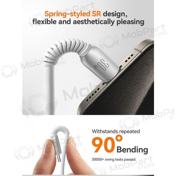 USB cable Joyroom S-A51 USB-C to Lightning 30W 1.2m gris