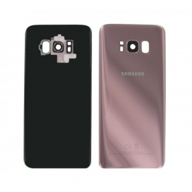 Samsung G955F Galaxy S8 Plus tapa trasera de la batería rosado (rose pink) (usada grade B, original)
