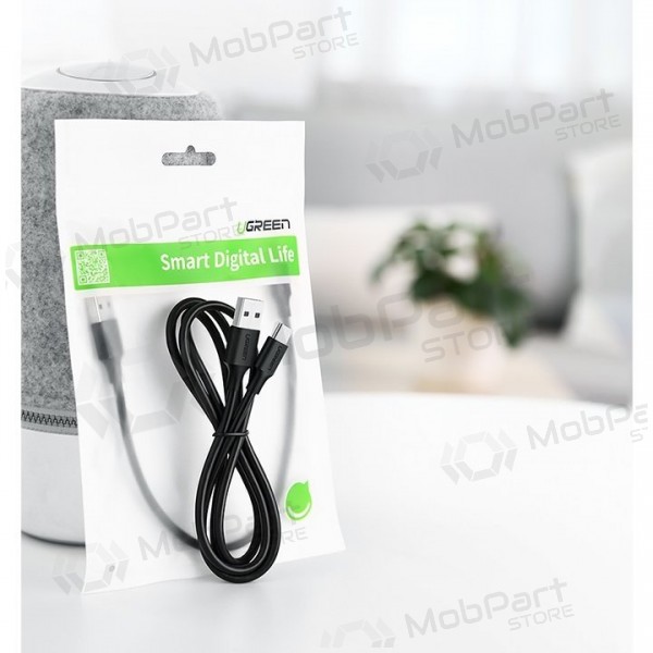 USB cable Ugreen US287 USB to USB-C 3A 1.5m negro