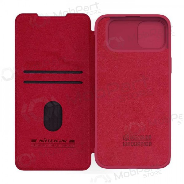 Apple iPhone 14 Plus funda „Nillkin Leather“ (rojo)