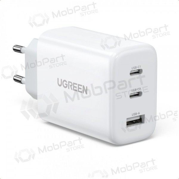Cargador buitinis Ugreen CD275 2xUSB-C/USB-A 65W blanco