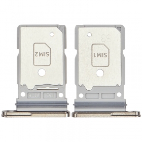 Samsung Galaxy S25 Ultra Dual Titular de la tarjeta SIM (rosado / dorado) (original)