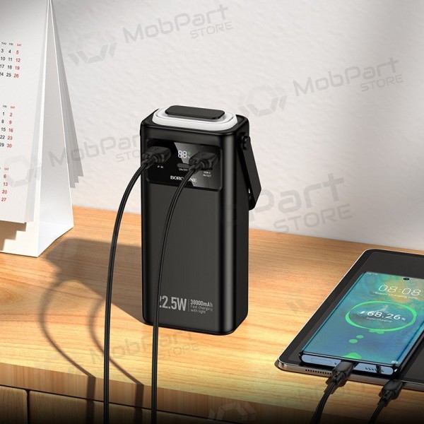 Batería externa Power Bank Borofone BJ65 22.5W 30000mAh negro