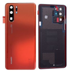 Huawei P30 Pro tapa trasera de la batería rojo (Amber Sunrise) (usada grade B, original)
