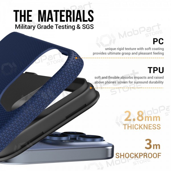 Apple iPhone 13 Pro Max funda „Perfectionists“ (azul oscuro)