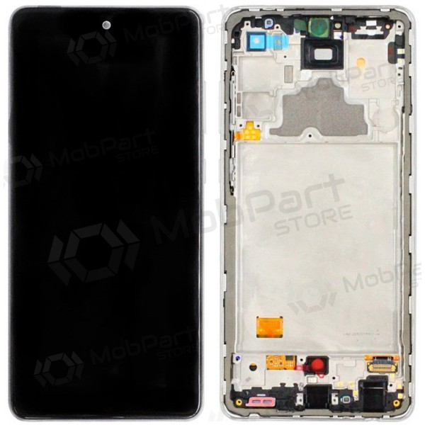 Samsung A725 A72 4G / A726 5G 2021 pantalla (blanco) (con un marco) (service pack) (original) Samsung A725 A72 4G / A726 5G 2021 pantalla (blanco) (con un marco) (service pack) (original)