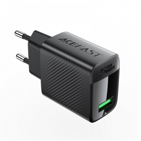 Cargador Acefast A90 18W USB-A negro